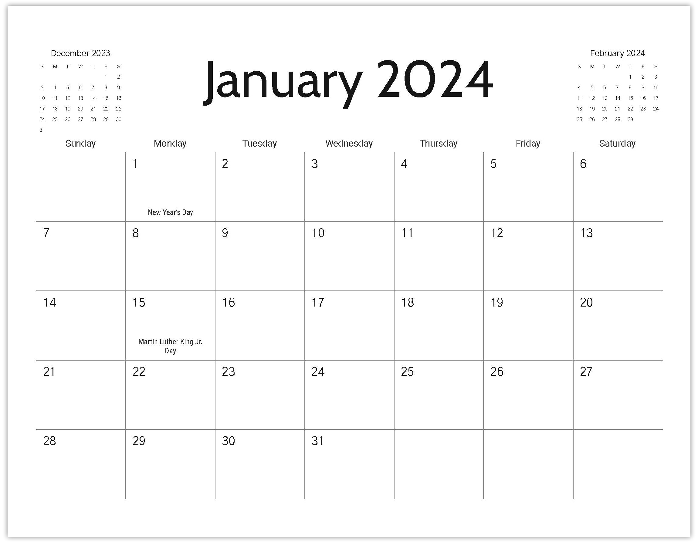 Free Printable Calendar 2024 Monthly Binni Krissy