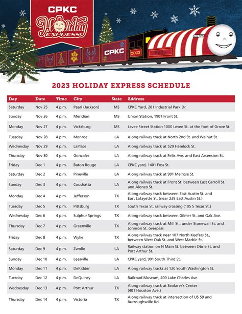 Holiday Train 2024: Ride Dates Revealed